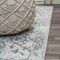 Jonathan Y Pavel Distressed Medallion Low-Pile Machine-Washable Light Gray/Blue 4 ft. x 6 ft. Area Rug WSH317B-4 - alternate 4