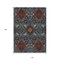 Homeroots 10' X 14' Denim Blue Brick Red And Brown Oriental Washable Indoor Outdoor Area Rug 597685 - alternate 5