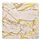 Smarty Had A Party 13" White with Gold Marble Square Disposable Paper Charger Plates (120 Plates), 120PK 2690-SGM-CASE - alternate 6