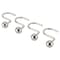 Prosource Ball Shower Curtin Hook, 1-1/16 in Opening, Steel, Brushed Nickel, 1-3/4 in W, 2-7/8 in H SD-CBH-SN - alternate 1