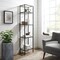 Crosley Aimee Narrow Etagere Bookcase CF6114-BZ - alternate 6