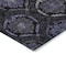 Homeroots 10' X 14' Purple Charcoal And Gray Medallion Washable Indoor Outdoor Area Rug 587721 - alternate 5
