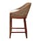 Bali & Pari Jasper Woven Seagrass Counter Stool, Brown Wash 265-14534-ZORO - alternate 4