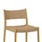 Armen Living Erie Woven Paper Cord and Oak Wood Bar Stool LCERBANAT30 - alternate 4