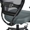 Space Seating 55 Series Professional Black AirGrid Back Managers Chair, Grey 5500-2M - alternate 5