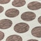 Homeroots 8' Brown And Ivory Round Polka Dot Washable Indoor Outdoor Area Rug 614883 - alternate 3