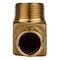 Water Source Yard Hydrant Elbow, 1 in, Barb x MPT, 90 deg Angle, Brass, 120 psi Pressure HE101NL - alternate 4