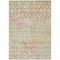 Homeroots 8' X 10' Peach And Ivory Argyle Washable Indoor Outdoor Area Rug 615815 - alternate 5