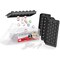 Emporio Kitchen Round Ice Cube Tray Set Pack of 1, BPA-Free, 33 Ice Balls per Tray, Lid & Tongs, Black EMPICES31BK - alternate 1