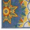 Homeroots 6' X 9' Ivory Blue Yellow And Orange Floral Indoor Outdoor Area Rug 546813 - alternate 5
