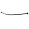 Kingston Brass 72" Stainless Steel Single Curved Shower Curtain Rod, Matte Black CC7210 - alternate 1