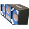 Deejay Led Two 6-in Woofers plus Two Tweeters and One Horn BLUE Empty Chuchera Speaker Enclosure D6T2H1BLUE - alternate 5