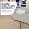 Flash Furniture Wren 60 in Flower Adjustable Height Activity Table, Thermal Laminate Top, Standard Legs, Light Gray XU-A60-FLR-LTGRY-T-A-GG - alternate 4