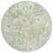Homeroots 8' Artichoke Green Lavender And Beige Round Floral Washable Indoor Outdoor Area Rug 611182 - alternate 5