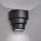 Luxury Lighting Hammerman 10 in Tall Banded Ceramic Outdoor Wall Light, Rubbed Pewter Paint Finish, 2PK (2) HM124-APew-ud-7 - alternate 1