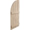Ekena Millwork Pecky Cypress 4 Board Joined Board-n-Batten w/Quarter Round Arch Top Faux Wood Shutters, 22"W x 48"H SHUBJQ22X48PCPR - alternate 6