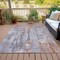 Homeroots 3' X 5' Copper And Gray Abstract Washable Indoor Outdoor Area Rug 632113 - alternate 5
