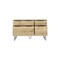 Homeroots 47" Natural Four Drawer Double Dresser 543995 - alternate 5