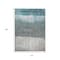 Homeroots 10' X 14' Teal Blue And Gray Abstract Washable Indoor Outdoor Area Rug 632064 - alternate 5