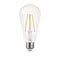 Euri Lighting ST19 LED Filament Bulb, 7W, 800 lm, 75W Eq., 2700K, E26, Dimmable, Wet Rated, UL VST19-3000e - alternate 4