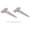 Prosource T-Hinge, Galvanized Steel, Galvanized Brass Pin, Fixed Pin, 180 deg Range of Motion, 26 Pair lb LTH-G04-C2PS - alternate 1