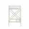 Homeroots 29" Clear And White Glass Writing Desk 402042 - alternate 5