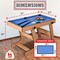 Serenelife 5in1 Folding Multi Game Table, 40 in Full Size Combo Sports Arcade Game with Foosball Soccer, Ping SLMTGTFD81B - alternate 4