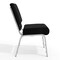 Flash Furniture 21''W Black Fabric Stacking Church Chair XU-CH0221-BK-SV-GG - alternate 4