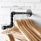 Ironwerks Designs 15" Black Pipe Clothes Rack IW-CH-Rack - alternate 2
