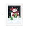 Homeroots Plaid Stocking Hat Snowman White Framed Print Wall Art 404313 - alternate 3