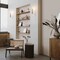 Z-Lite Claudelle 1-Light Wall Sconce, 5.75 in W x 24 in H, Textured White + Modern Gold 4014-1SA-TW-MGLD - alternate 2