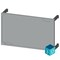 Siemens ALPHA 400/630/1250 DIN assembly kit front cover for unequipped panel H = 8GK4501-2KK22 - alternate 3