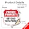 Signmission Private Property Shield Sign Private Pro, 18 inch X 18 inch, Vinyl Decal, 2PK SHI-D-2PACK-18-444 - alternate 3