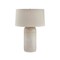 Hudson Valley Lighting Stevens Point 1 Light Table Lamp in Aged Brass/Ceramic Oyster White Finish L3830-AGB/CYW - alternate 1