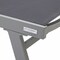 Leisuremod Marlin Patio Chaise Lounge Chair with Armrests in Grey Aluminum Frame, Black, 2PK MLAGR-77BL2 - alternate 4