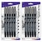 Pentel Pointliner Pen, Assorted Sizes, Black Pigment Ink, 5-Piece Set, 2PK S20PBP5A - alternate 1