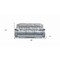 Homeroots 88" Light Gray Upholstered Reclining USB Sofa With Toss Pillow 559210 - alternate 4