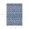 Homeroots 8' X 10' Navy Blue And Ivory Southwestern Washable Indoor Outdoor Area Rug 594181 - alternate 6