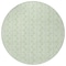 Homeroots 8' Mint Green And Beige Round Ogee Washable Indoor Outdoor Area Rug 601628 - alternate 6