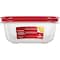 Rubbermaid Easy Find Lids 14 C. Clear Square Food Storage Container 2049369 - alternate 1