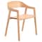 Leisuremod Rivo Collection Elegant Dining Chair in Natural Wood RC20NW - alternate 1