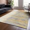 Homeroots 8' X 10' Gold Gray And Beige Abstract Washable Indoor Outdoor Area Rug 601209 - alternate 5