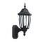 Globe Ashford Motion-Sensing Wall Lantern, LED Lamp, Black Fixture, Matte Black Fixture 60000002 - alternate 1