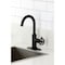 Kingston Brass Single-Handle Bar Faucet with Knurled Handle, Matte Black KSD8500RKX - alternate 5