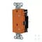 Hubbell Wiring Device-Kellems Straight Blade Receptacle, 5-20R, 20 A, 125V AC, 2 Pole, 3 Wire, Surface Mount, Grounded HBL2162STOTR - alternate 3