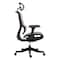 Homeroots Set of Two Brown and Black Adjustable Height Swivel Rolling Office Chair 638368 - alternate 6