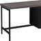 Homeroots 47" Gray and Black Computer Desk With Two Drawers 333535 - alternate 6