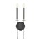 Z-Lite Gaultier Matte Black+Modern Gold 2 Light Wall Sconce 6100-2S-MB - alternate 3
