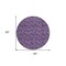 Homeroots 8' Purple Eggplant And Ivory Round Floral Washable Indoor Outdoor Area Rug 581920 - alternate 4