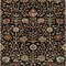 Homeroots 3' X 5' Black Brown And Red Floral Washable Indoor Outdoor Area Rug 603401 - alternate 5